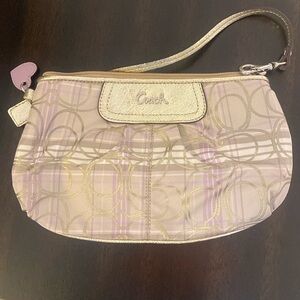 Coach signature C wristlet